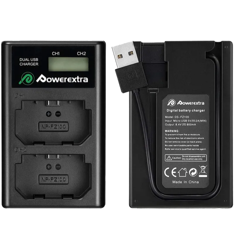 Alquiler de Cargador PowerExtra DS-FZ100 en Barcelona